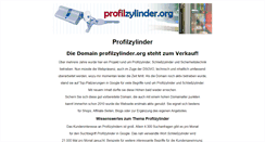 Desktop Screenshot of profilzylinder.org