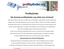 Tablet Screenshot of profilzylinder.org